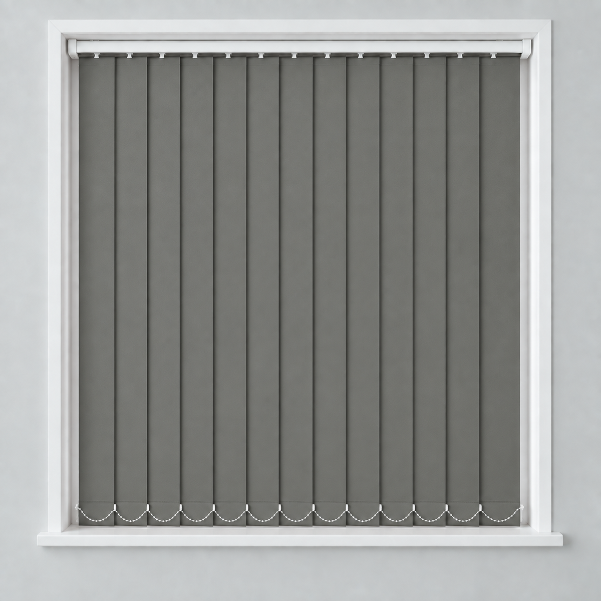 Signature Blackout Dark Grey 89mm Replacement Vertical Blind Slats