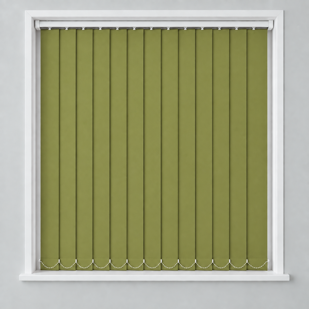 Signature Blackout Green 89mm Replacement Vertical Blind Slats