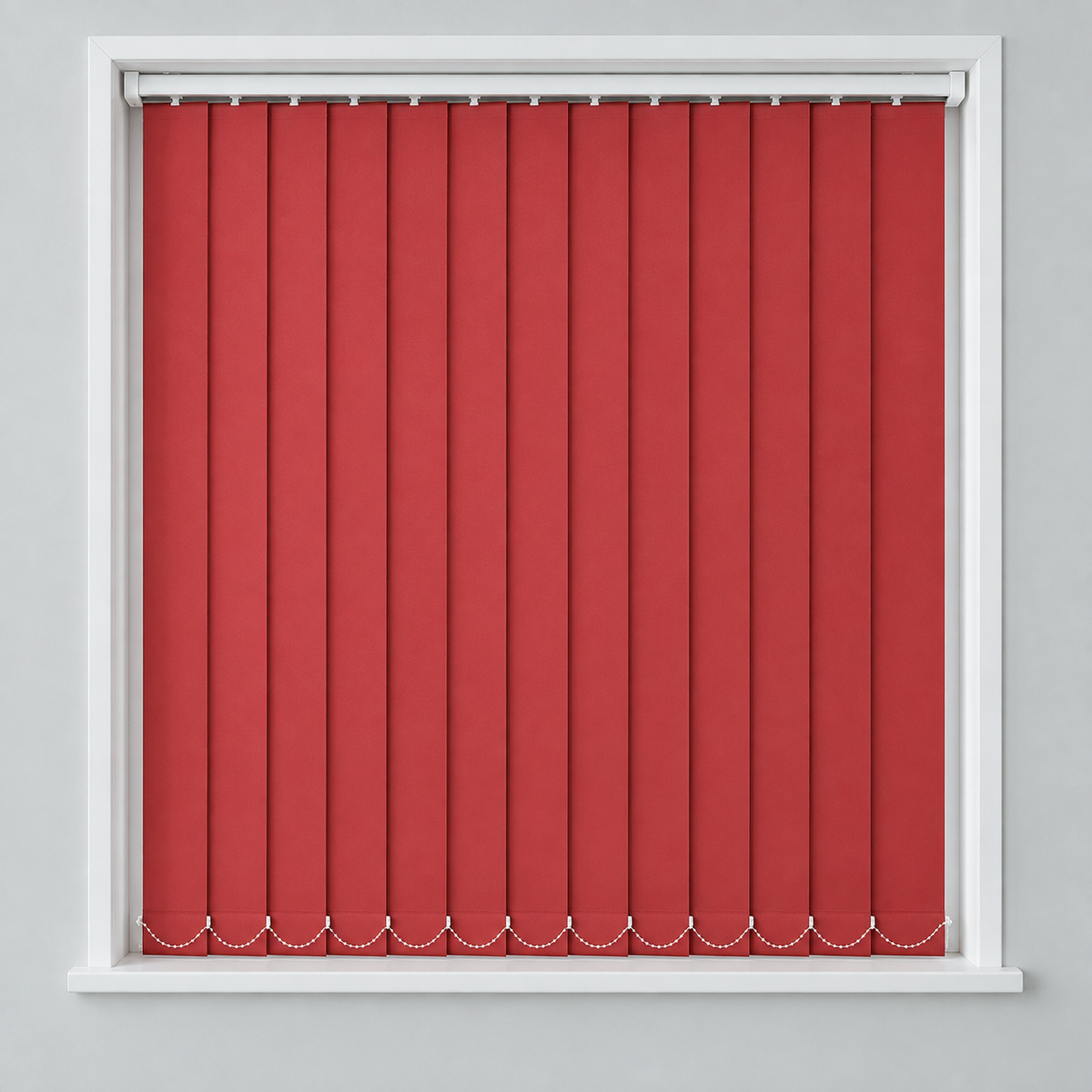 Signature Blackout Red 89mm Replacement Vertical Blind Slats