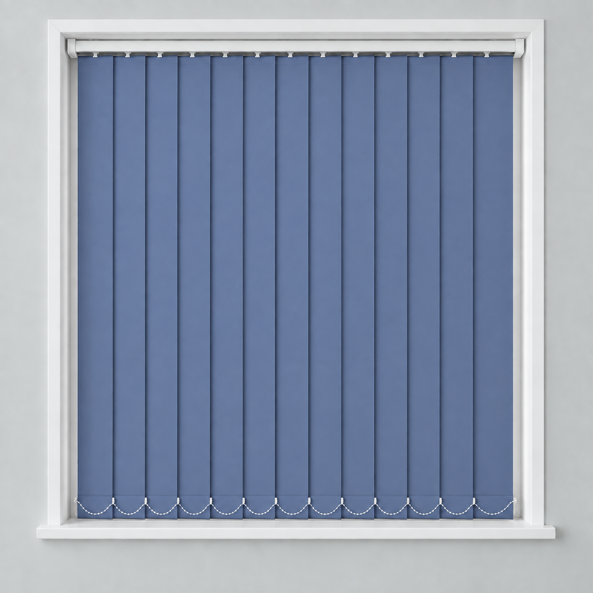Signature Blackout Blue 89mm Replacement Vertical Blind Slats