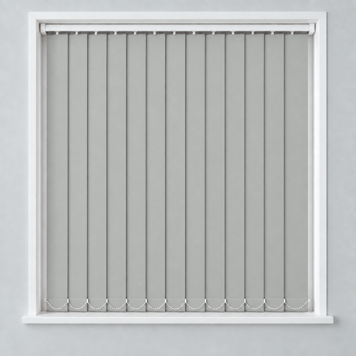 Signature Blackout Light Grey 89mm Replacement Vertical Blind Slats