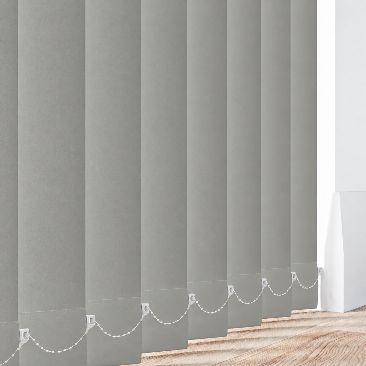 Signature Blackout Mid Grey 89mm Replacement Vertical Blind Slats