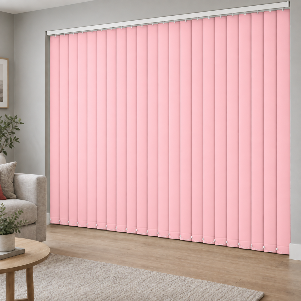 Signature Blackout Pink 89mm Replacement Vertical Blind Slats