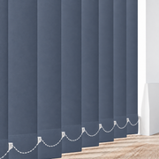 Signature Blackout Navy 89mm Replacement Vertical Blind Slats