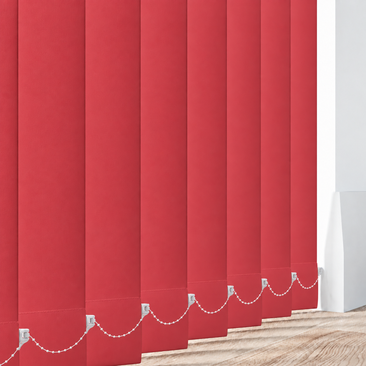 Signature Blackout Red 89mm Replacement Vertical Blind Slats