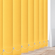 Signature Blackout Yellow 89mm Replacement Vertical Blind Slats