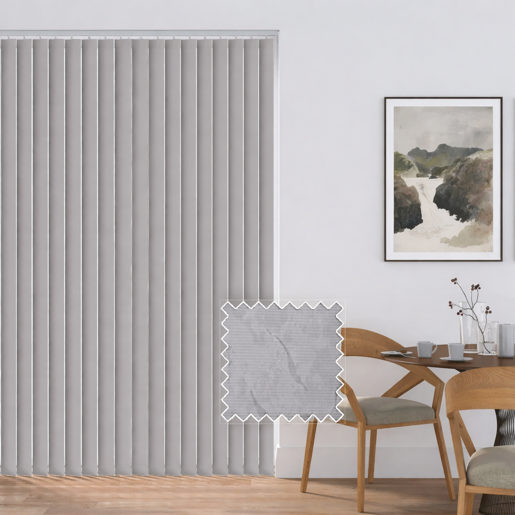 Tango Silver - 89mm Vertical Blind Slats