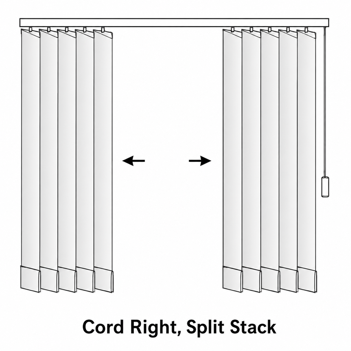 Slimline Replacement Vertical Blind Headrail – Made to Measure
