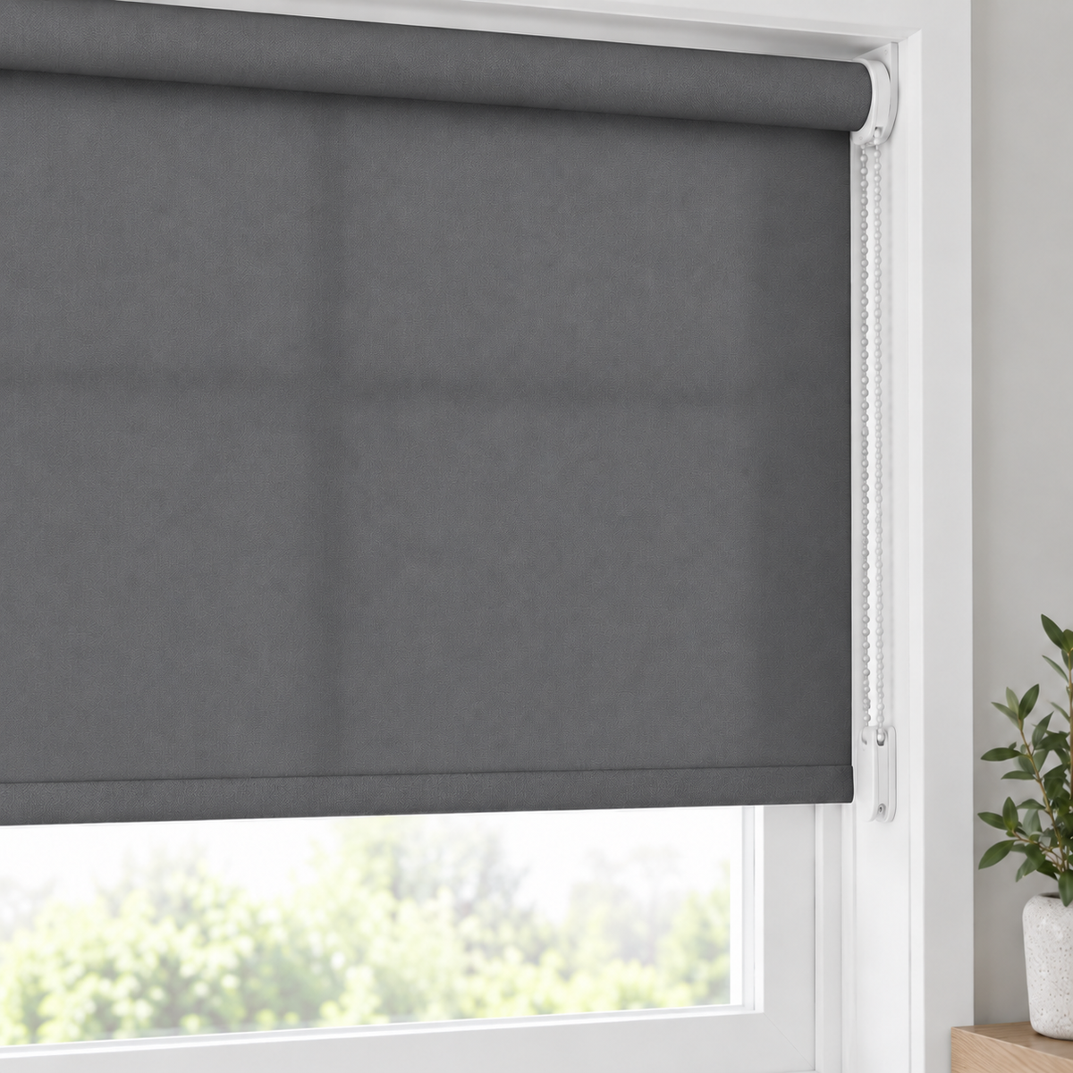 Classic Daylight Roller Blind – Iron - Dark Grey