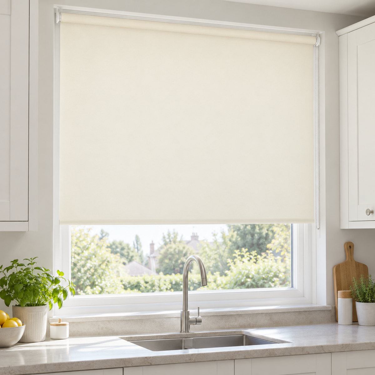 Classic Daylight Roller Blind – Cream