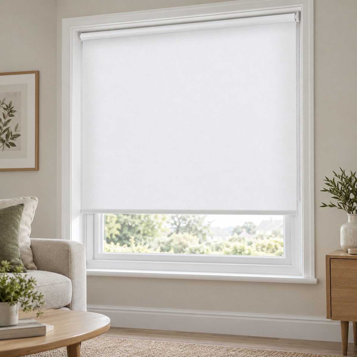 Classic Daylight Roller Blind – White