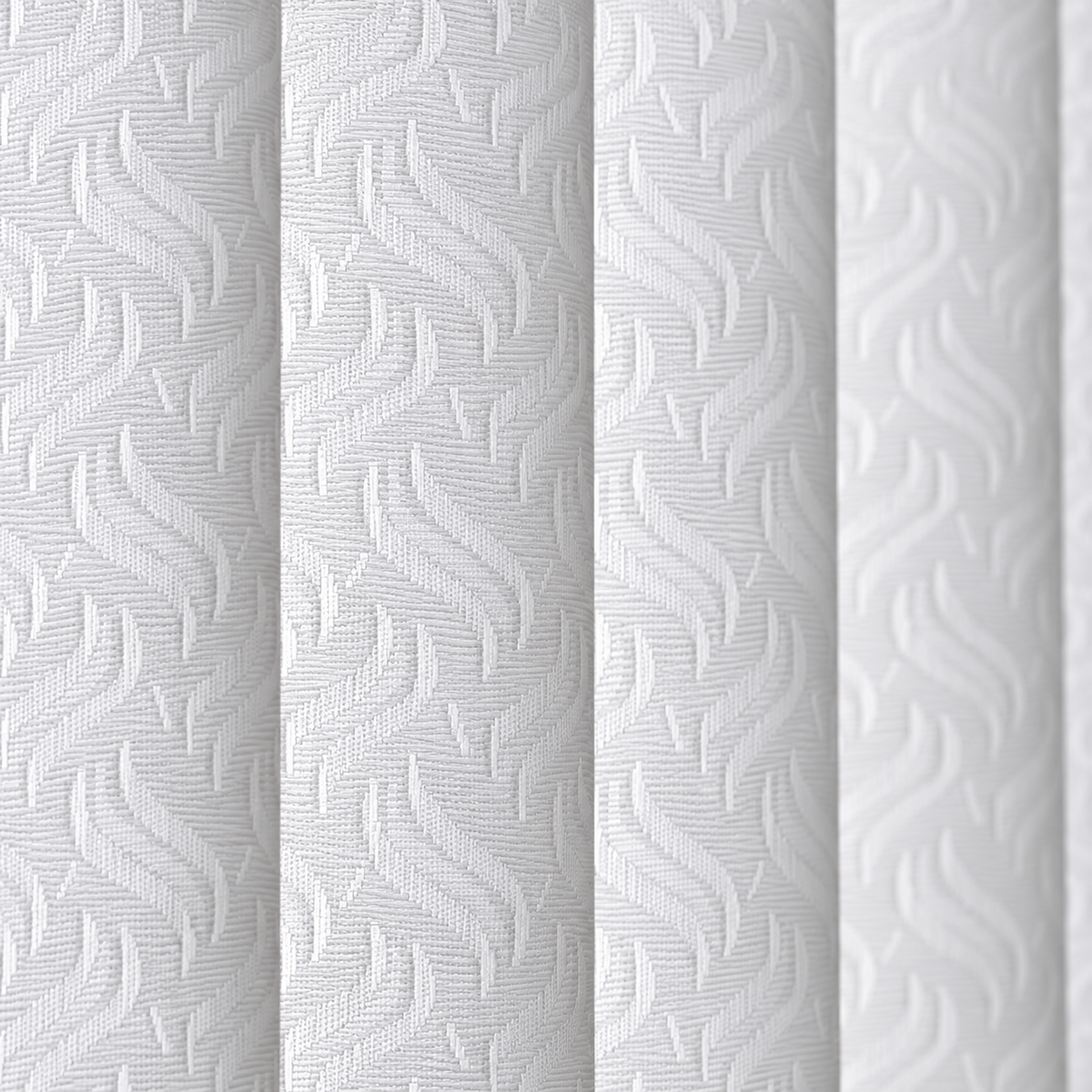 Windrush White 127mm Replacement Vertical Blind Slats