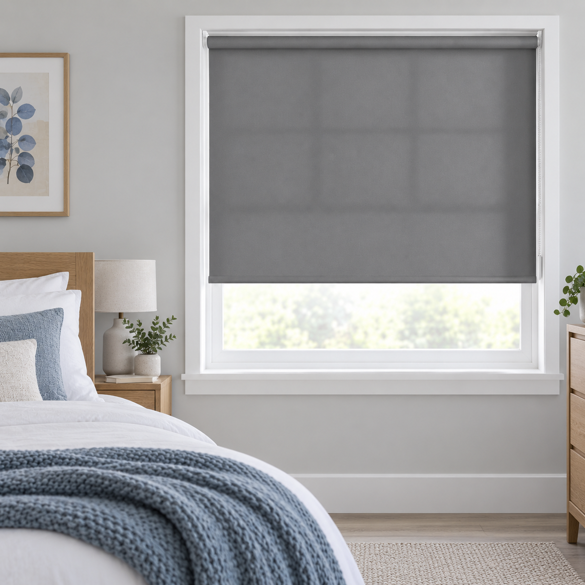 Classic Daylight Roller Blind – Pebble Mid Grey