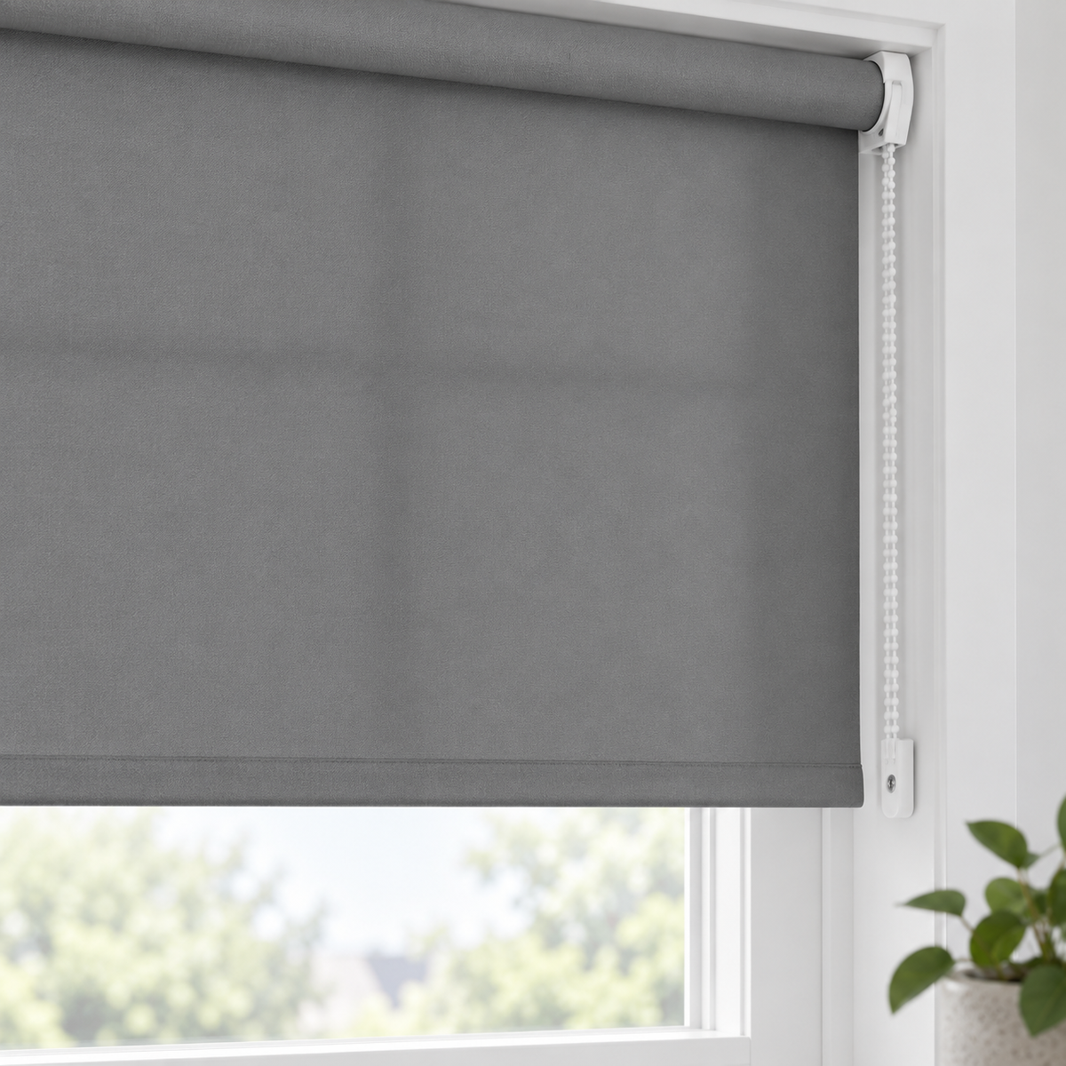 Classic Daylight Roller Blind – Pebble Mid Grey