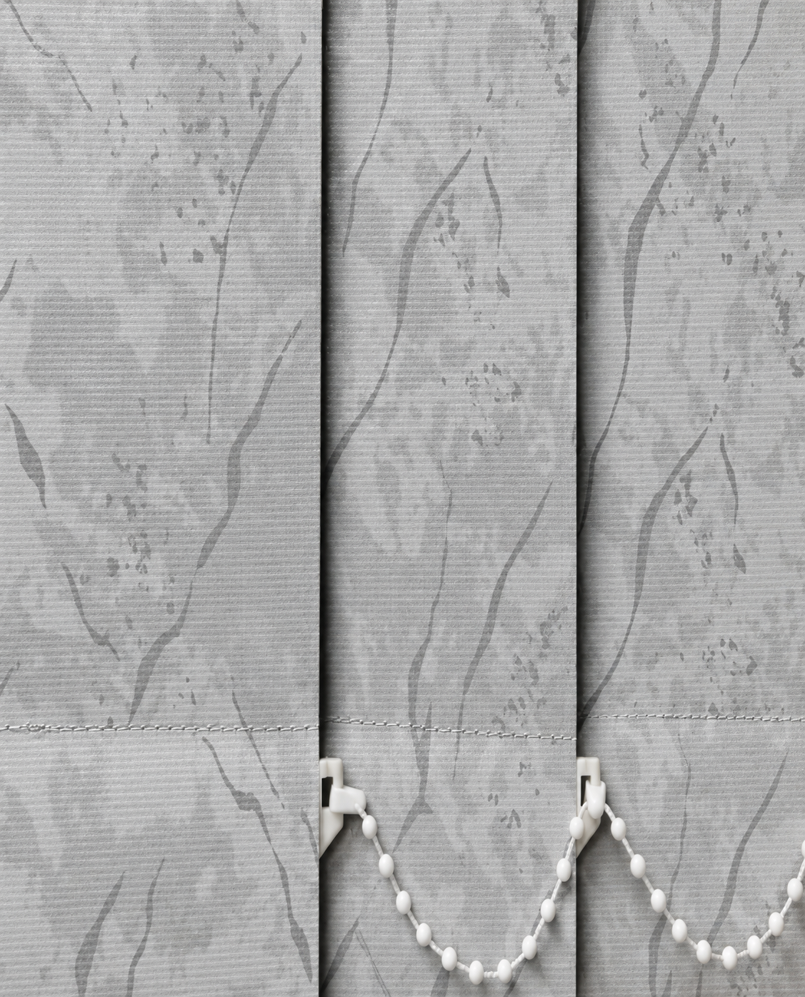 Tango Grey Made to Measure Vertical Blind Kit - 89mm Slats