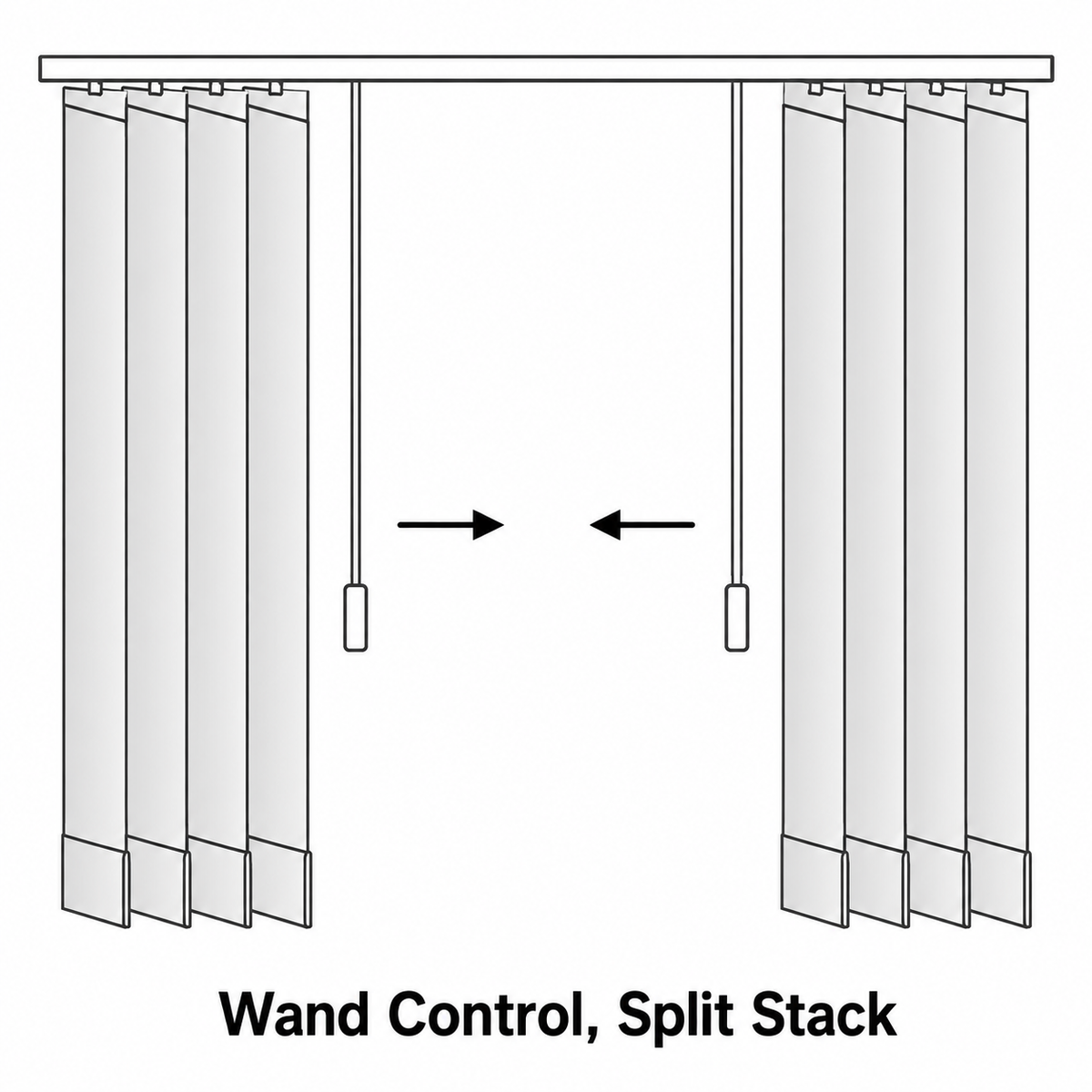 Slimline Replacement Vertical Blind Headrail – Made to Measure