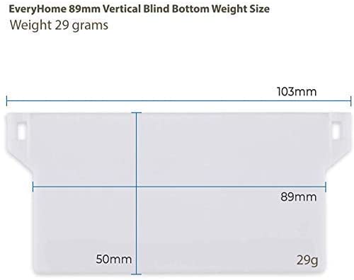 Vertical Blind Bottom Weights – Replacement Blind Weights