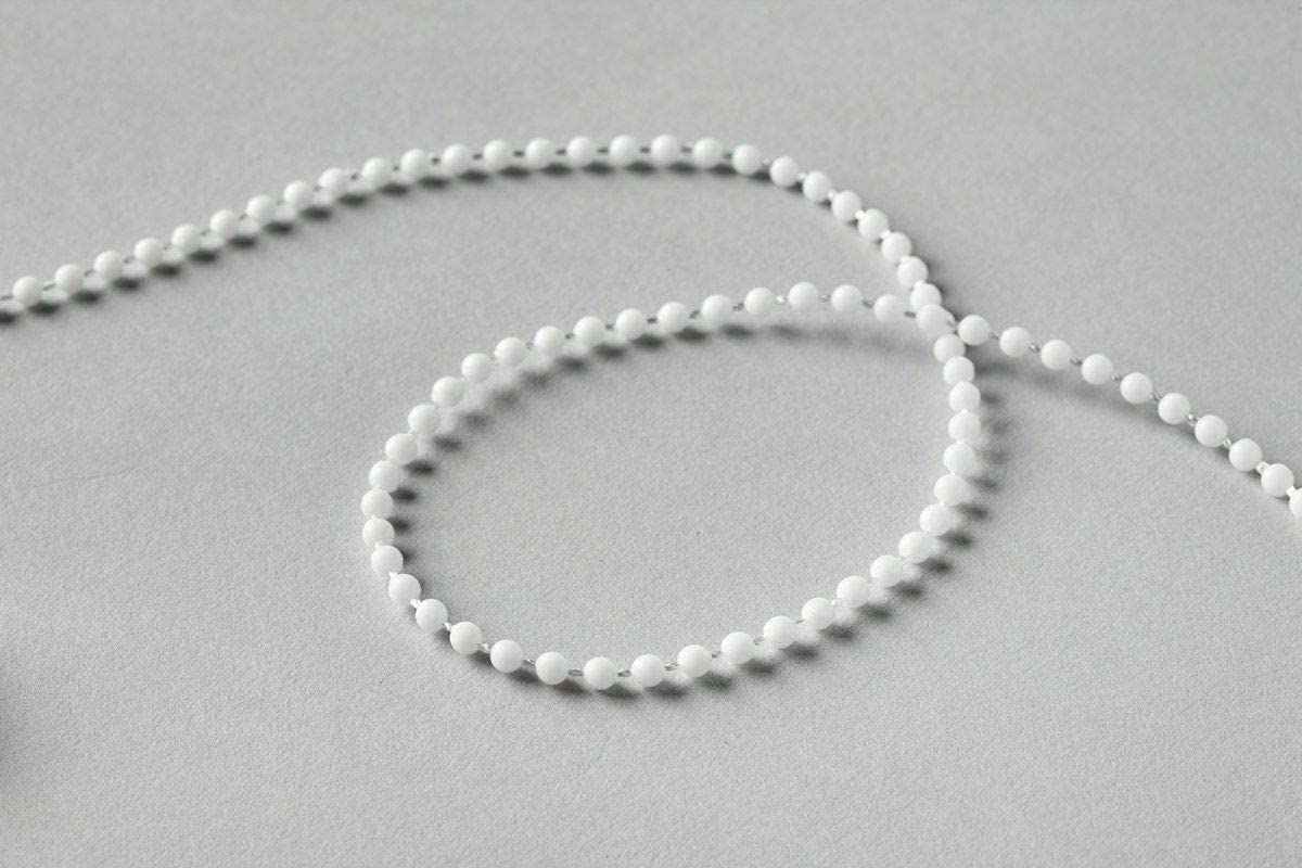 Vertical Blind Chain - White 2mm